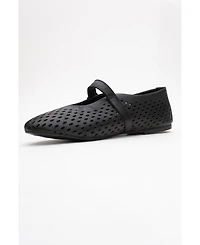 Forever & Always Shoes Women Arian Leather Ballet Flat