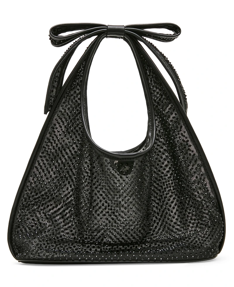 Betsey Johnson Bow Small Mesh Tote Handbag