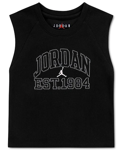 Jordan Girls' 7-16 Ribbed Tank Top