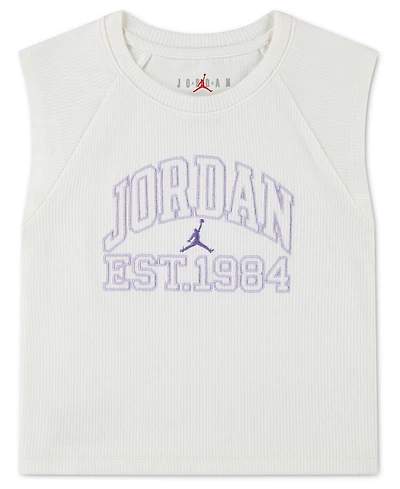 Jordan Girls' 7-16 Ribbed Tank Top