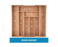 Bamboo Kitchen Drawer Organizer