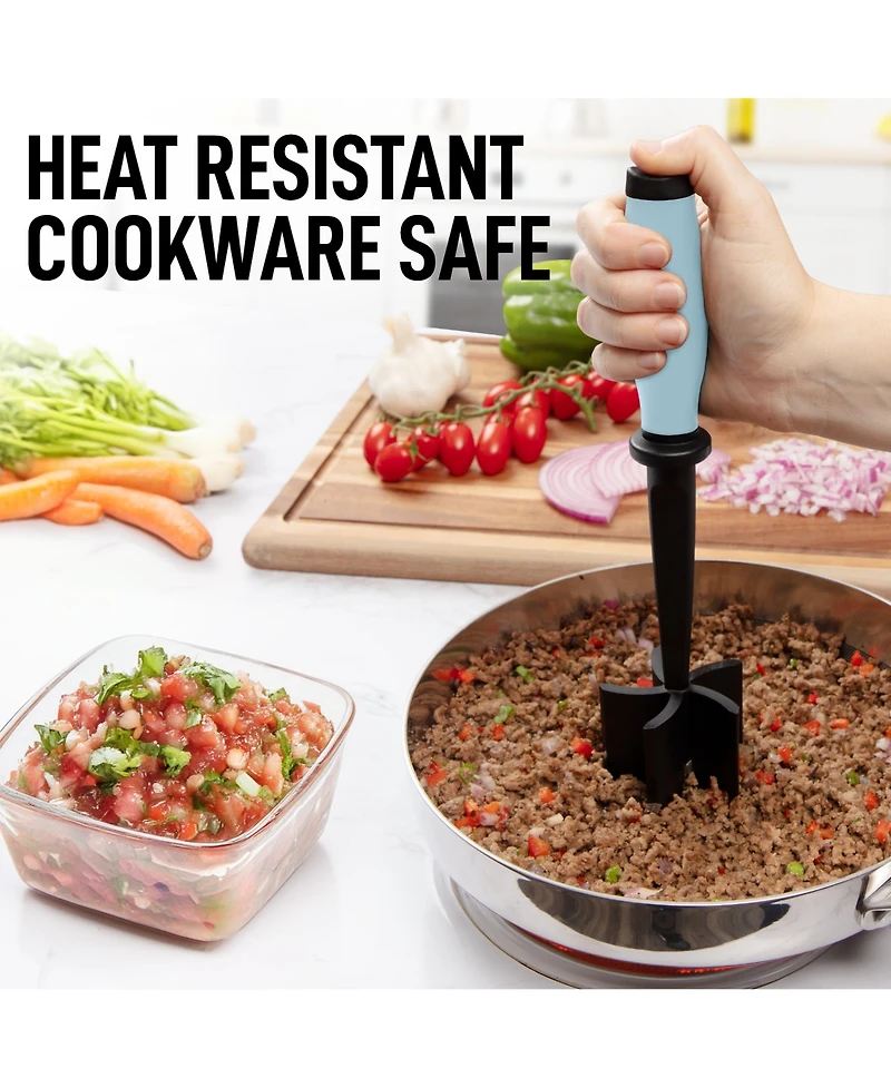 2 Pack Ground Beef Chopper Tool Hamburger Smasher