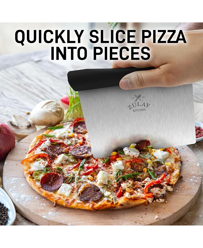 Multi-purpose Bench Scraper and Chopper