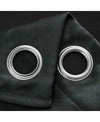 Rt Designers Collection Oakley Embossed Blackout Polyester Window Curtain Grommet Panel