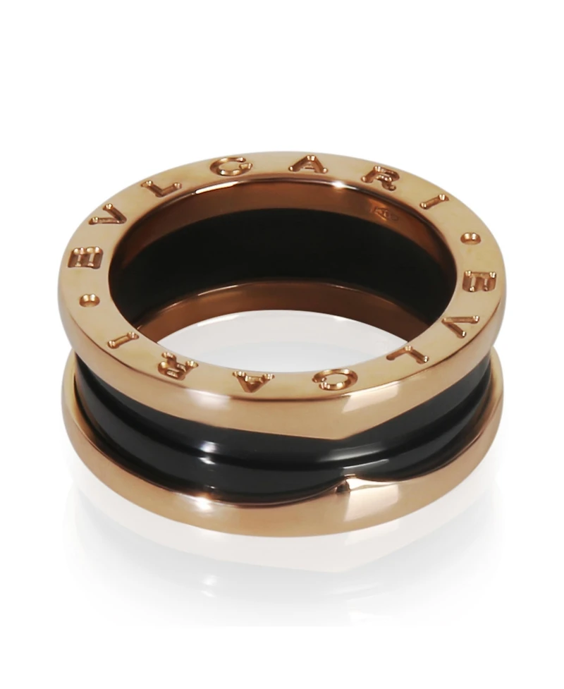 Pre-Owned Bvlgari Rose Gold B.zero1 Ring
