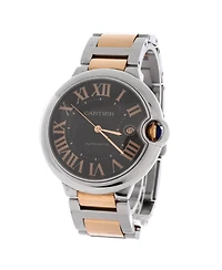 Pre-Owned Cartier Ballon Bleu de Cartier Automatic Watch in Stainless Steel and Rose Gold 42mm