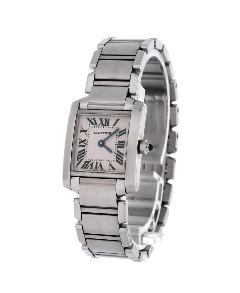 Pre-Owned Cartier Tank Francaise Quartz Watch in Stainless Steel 20mm