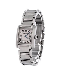 Pre-Owned Cartier Tank Francaise Quartz Watch in Stainless Steel 20mm