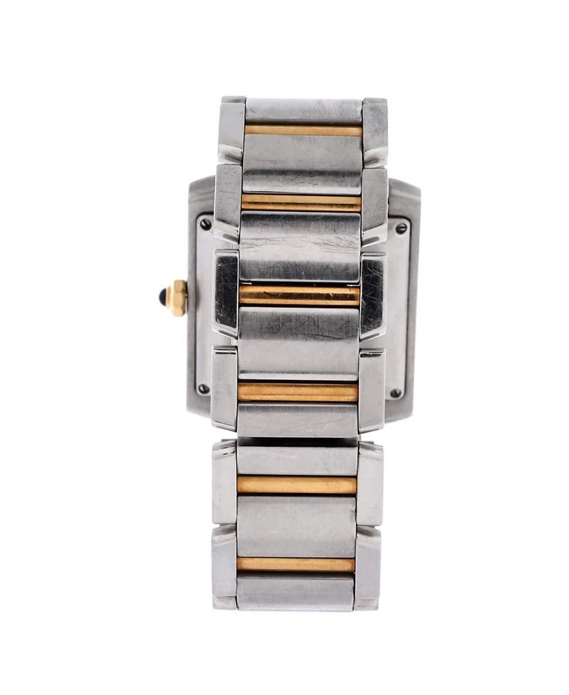 Pre-Owned Cartier Tank Francaise Automatic Watch in Stainless Steel and Gold 28mm