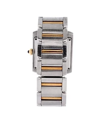 Pre-Owned Cartier Tank Francaise Automatic Watch in Stainless Steel and Gold 28mm