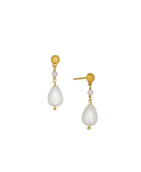 Ottoman Hands Kyra Pearl Drop stud Earrings