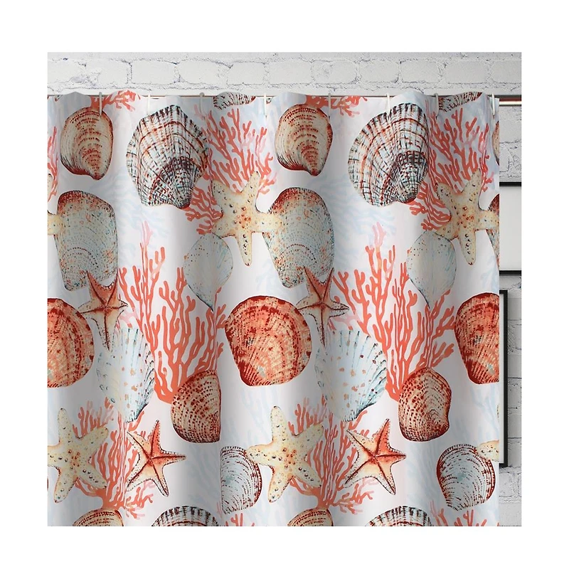 Greenland Home Fashions Beach Days Bath Shower Curtain