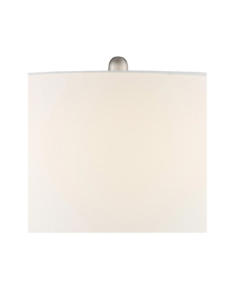 360 Lighting Azure 29 1/2" Tall Modern End Table Lamps Set of 2 WiFi Smart Socket Glass Living Room (Colors May Vary)