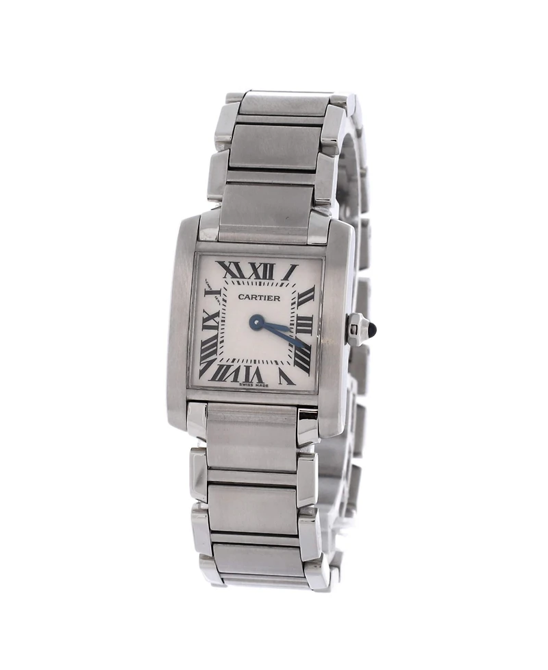 Pre-Owned Cartier Tank Francaise Quartz Watch in Stainless Steel 20mm