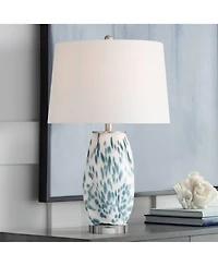 360 Lighting Chelsea 25" High Nightlight Table Lamp Set of 2 with Dimmer