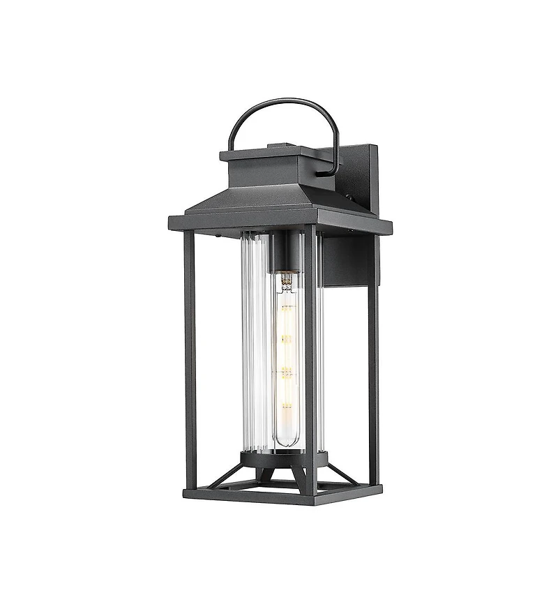 Flynama Outdoor Porch Wall Light, Exterior Wall Mount Sconce, Modern Lantern Style, Waterproof and Rust-Resistant