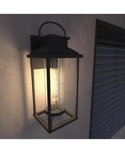 Flynama Outdoor Porch Wall Light, Exterior Wall Mount Sconce, Modern Lantern Style, Waterproof and Rust-Resistant
