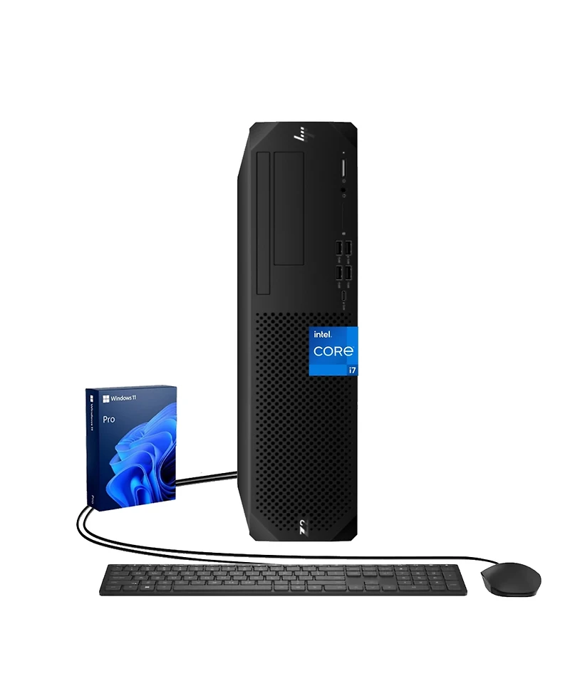 Hp Z2 Workstation Desktop Intel Core i7 64GB Ram Intel Uhd Graphics 1TB Ssd Storage Windows 11 Pro