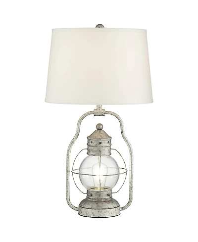 Franklin Iron Works Rustic Farmhouse Usb Lamp with Table Top Dimmer and Nightlight Led 26"