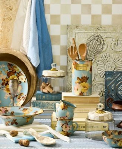 Mackenzie Childs Wild Rose Slate Collection