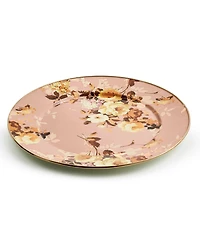 MacKenzie-Childs Wild Rose Mauve Serving Platter