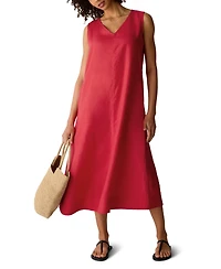 Eileen Fisher Women's Sleeveless V-Neck Dress