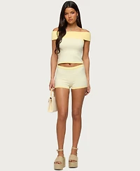 Edikted Women's Camil Striped Knit Top