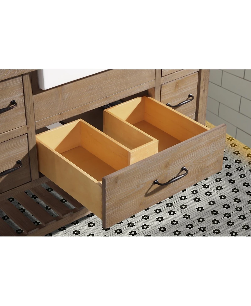 Ari Bath Marina 48" Bathroom Vanity Weathered Fir