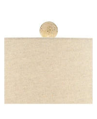 360 Lighting Sandstone Gourd 27" Tall Farmhouse Rustic Modern Table Lamp Bro Living Room Bedroom Bedside