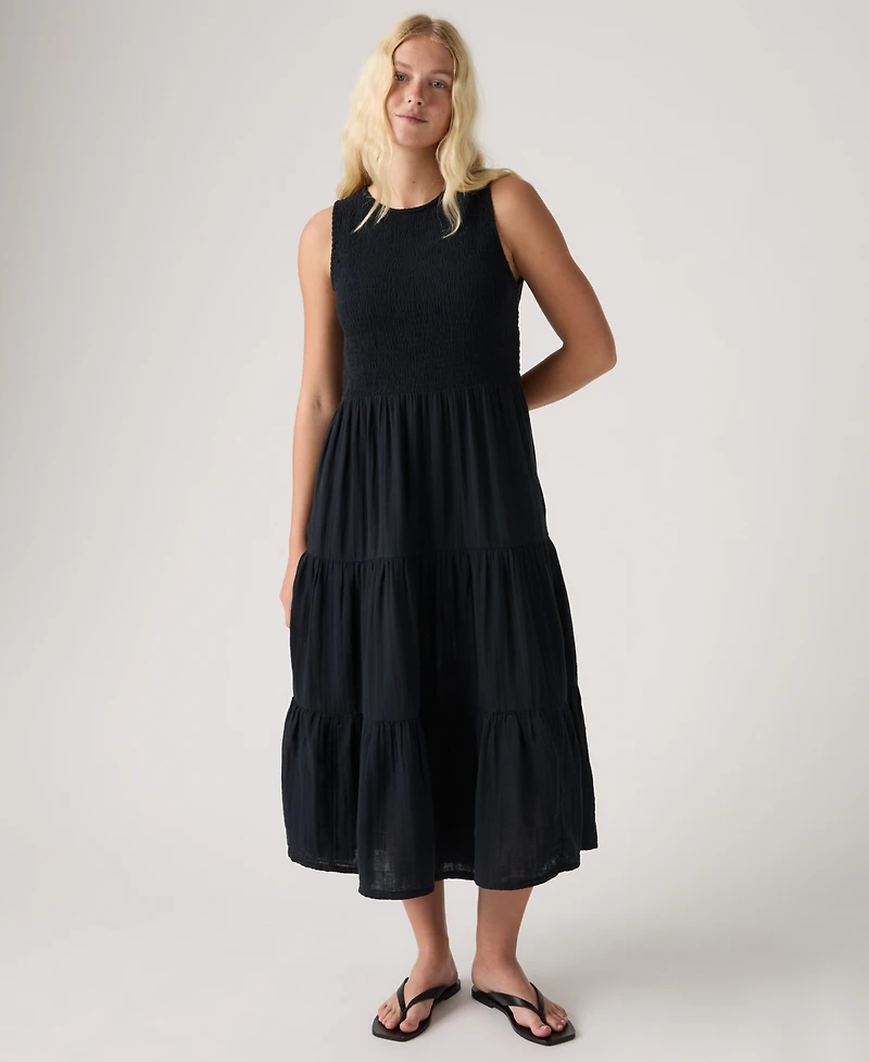 Levi's Women's Cely Smocked Tiered Dress