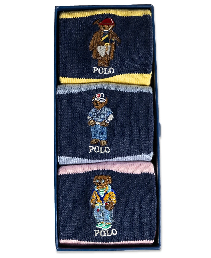 Polo Ralph Lauren Men's Embroidered Polo Bear Sock