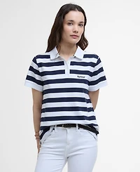 Barbour Women's Ashbourne Striped Polo Top