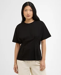 Barbour Women's Liza Short-Sleeve Cotton T-Shirt