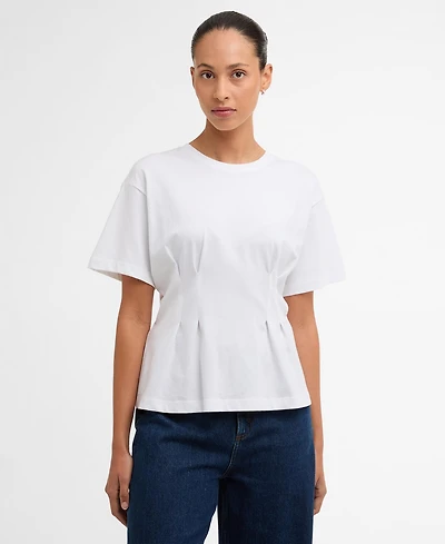 Barbour Women's Liza Short-Sleeve Cotton T-Shirt