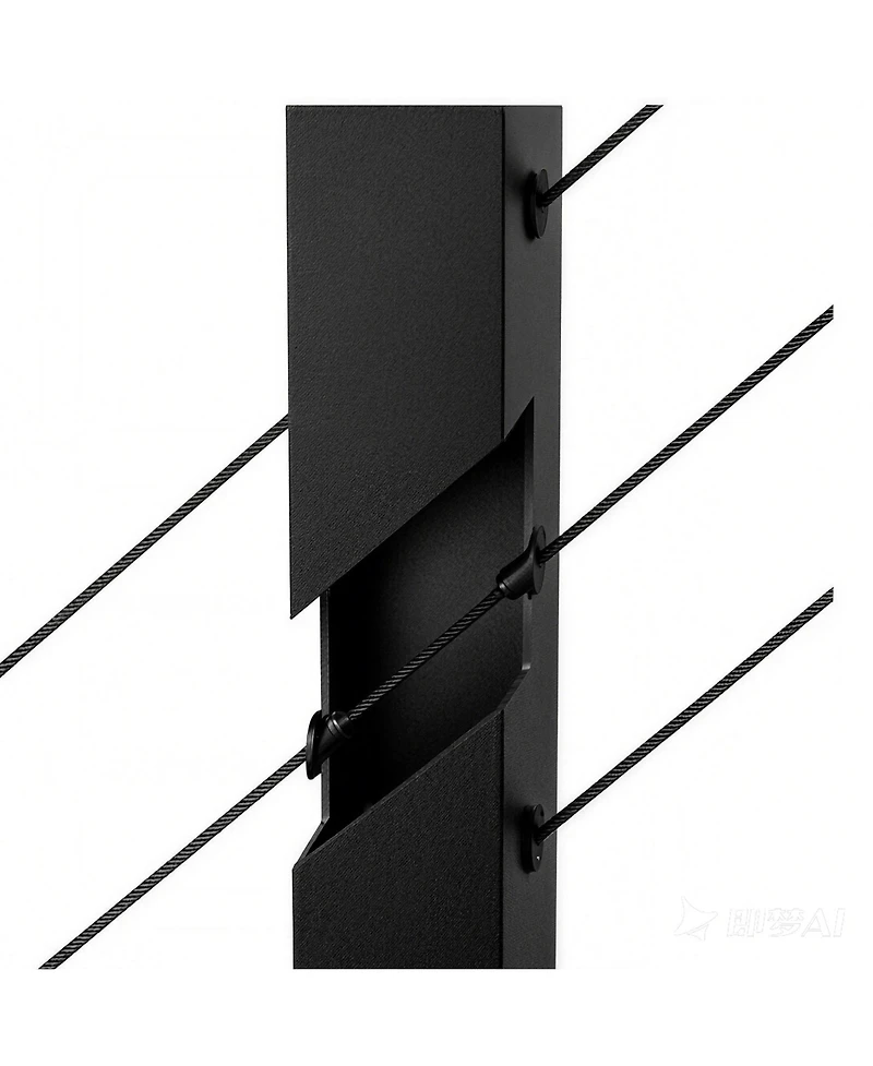 Yescom 60PCS Cable Railing Rubber Grommets 30 Degree Sleeves for 1/8" to 3/16"