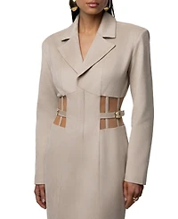 Jluxlabel Women's Toffee Haze Suede Dress