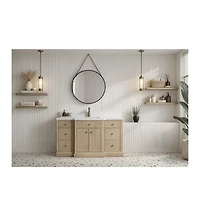 Ari Bath Redondo 55" Bathroom Vanity Ash Oak