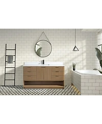 Ari Bath Diego 60" Bathroom Vanity Oak