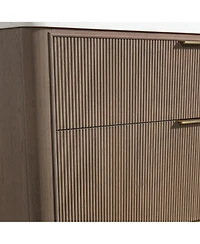 Aria 36" Bathroom Vanity Smoked Oak