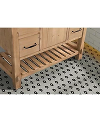 Ari Bath Marina 42" Bathroom Vanity Weathered Driftwood