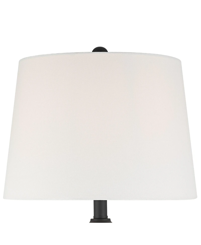 360 Lighting Theo High Metal Column Table Lamp Set of 2