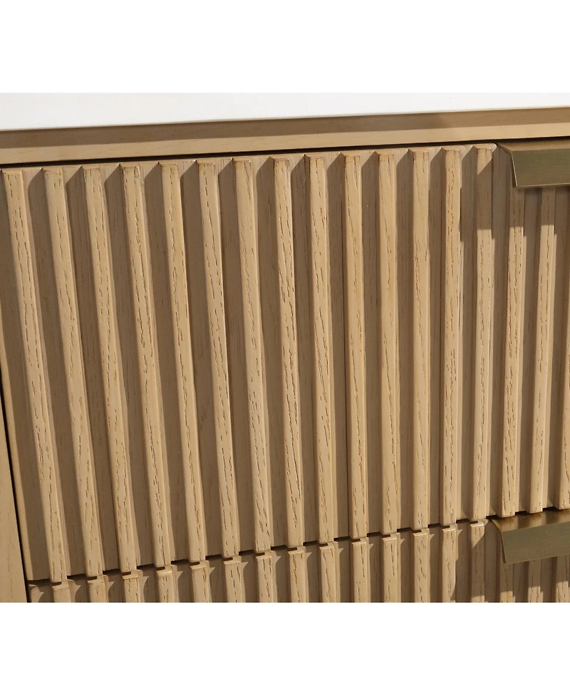 Ari Bath Diego 60" Floating Bathroom Vanity Oak