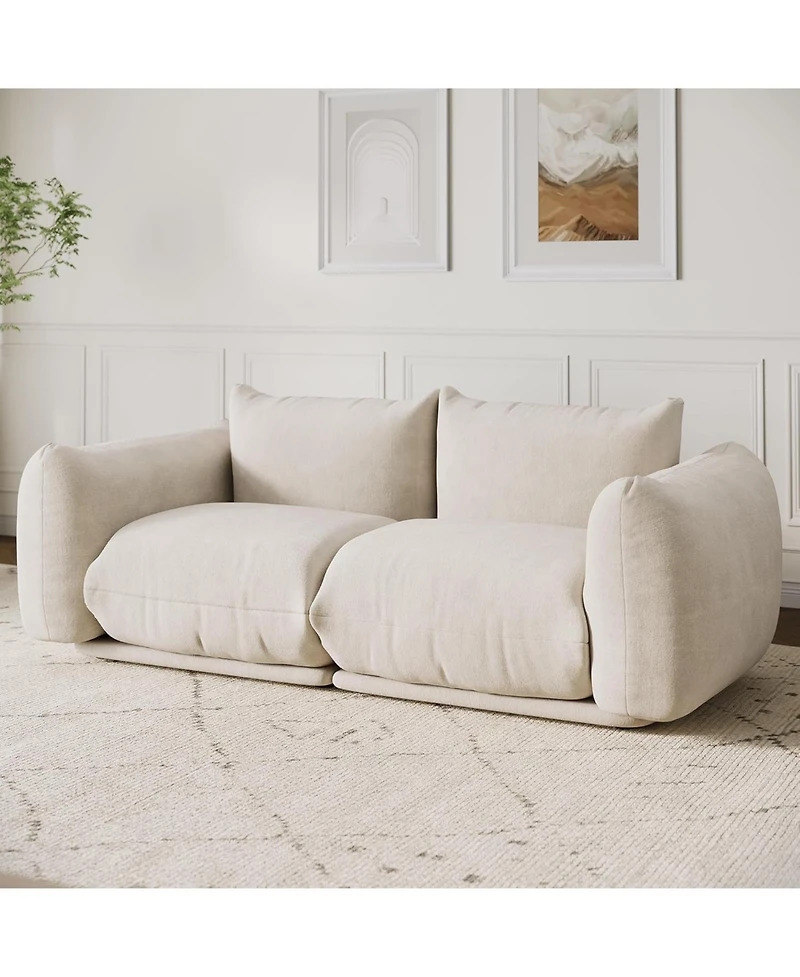 gaomon Modular Sectional Sofa, Chenille Cloud Couch with High Resilience Sponge for Living Room