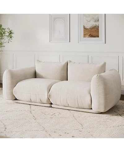 gaomon Modular Sectional Sofa, Chenille Cloud Couch with High Resilience Sponge for Living Room