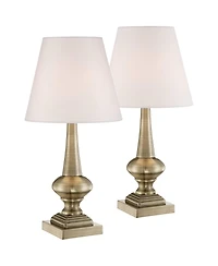 360 Lighting Traditional Accent Table Lamps 19" High Set of 2