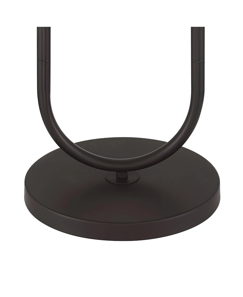 360 Lighting Deva Modern 61" Tall Standing Floor Lamp Side Table Pull Chain Metal Living Room Bedroom House Reading Office