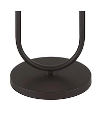 360 Lighting Deva Modern 61" Tall Standing Floor Lamp Side Table Pull Chain Metal Living Room Bedroom House Reading Office