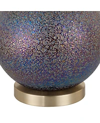 360 Lighting Pia 7 1/2" High Mosaic Glass Globe Accent Lamp