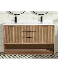 Ari Bath Diego 55" Bathroom Vanity Weathered Fir