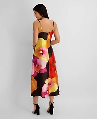 Siena Women's Cowl Neck Printed Dress